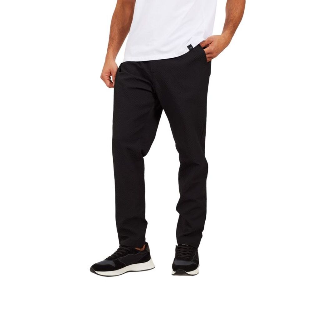 Brave Soul Mens Seersucker Pants / Black